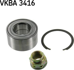 SKF VKBA 3416 - Təkər qovşağı, podşipnik dəsti furqanavto.az