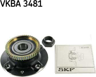 SKF VKBA 3481 - Təkər qovşağı, podşipnik dəsti furqanavto.az