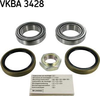 SKF VKBA 3428 - Təkər qovşağı, podşipnik dəsti furqanavto.az