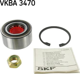 SKF VKBA 3470 - Təkər qovşağı, podşipnik dəsti furqanavto.az