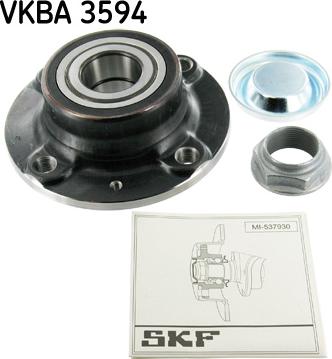 SKF VKBA 3594 - Təkər qovşağı, podşipnik dəsti furqanavto.az