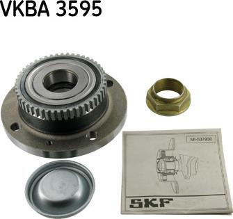 SKF VKBA 3595 - Təkər qovşağı, podşipnik dəsti furqanavto.az