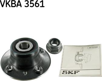 SKF VKBA 3561 - Təkər qovşağı, podşipnik dəsti furqanavto.az