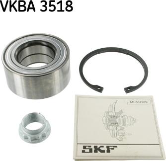 SKF VKBA 3518 - Təkər qovşağı, podşipnik dəsti furqanavto.az