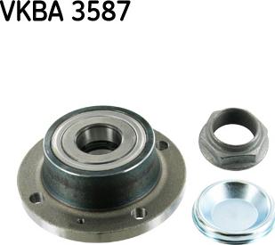 SKF VKBA 3587 - Təkər qovşağı, podşipnik dəsti furqanavto.az