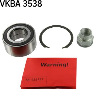 SKF VKBA 3538 - Təkər qovşağı, podşipnik dəsti furqanavto.az