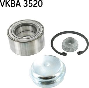 SKF VKBA 3520 - Təkər qovşağı, podşipnik dəsti furqanavto.az