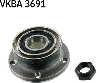 SKF VKBA 3691 - Təkər qovşağı, podşipnik dəsti furqanavto.az