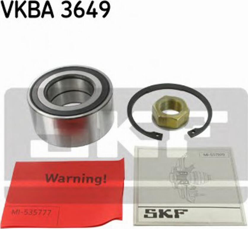 SKF VKBA3649 - Təkər qovşağı, podşipnik dəsti furqanavto.az