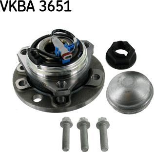 SKF VKBA 3651 - Təkər qovşağı, podşipnik dəsti furqanavto.az