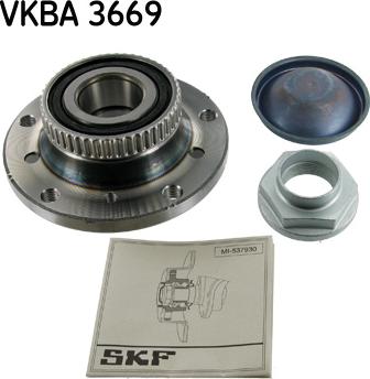 SKF VKBA 3669 - Təkər qovşağı, podşipnik dəsti furqanavto.az