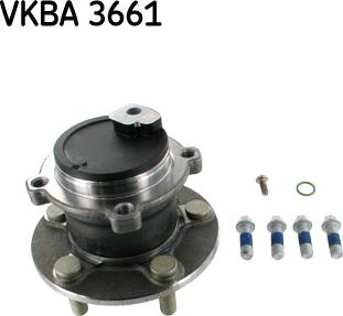 SKF VKBA 3661 - Təkər qovşağı, podşipnik dəsti furqanavto.az