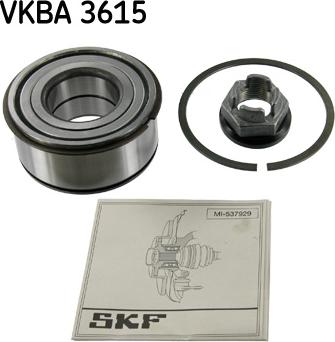 SKF VKBA 3615 - Təkər qovşağı, podşipnik dəsti furqanavto.az