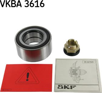 SKF VKBA 3616 - Təkər qovşağı, podşipnik dəsti furqanavto.az