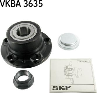 SKF VKBA 3635 - Təkər qovşağı, podşipnik dəsti furqanavto.az