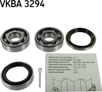 SKF VKBA 3294 - Təkər qovşağı, podşipnik dəsti furqanavto.az