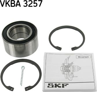 SKF VKBA 3257 - Təkər qovşağı, podşipnik dəsti furqanavto.az