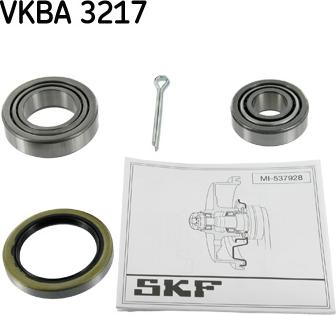 SKF VKBA 3217 - Təkər qovşağı, podşipnik dəsti furqanavto.az