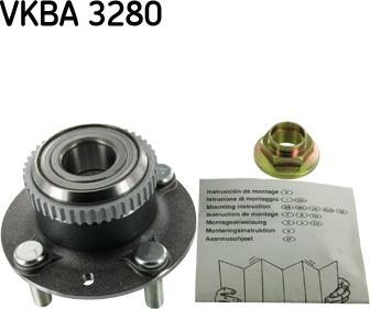 SKF VKBA 3280 - Təkər qovşağı, podşipnik dəsti furqanavto.az