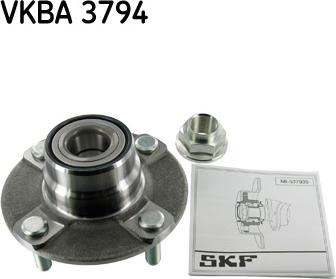 SKF VKBA 3794 - Təkər qovşağı, podşipnik dəsti furqanavto.az