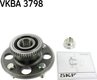 SKF VKBA 3798 - Təkər qovşağı, podşipnik dəsti furqanavto.az