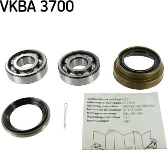 SKF VKBA 3700 - Təkər qovşağı, podşipnik dəsti furqanavto.az