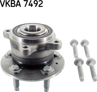 SKF VKBA 7492 - Təkər qovşağı, podşipnik dəsti furqanavto.az