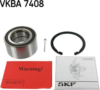 SKF VKBA 7408 - Təkər qovşağı, podşipnik dəsti furqanavto.az
