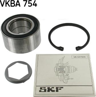 SKF VKBA 754 - Təkər qovşağı, podşipnik dəsti furqanavto.az