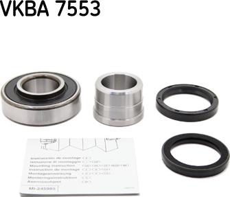 SKF VKBA 7553 - Təkər qovşağı, podşipnik dəsti furqanavto.az