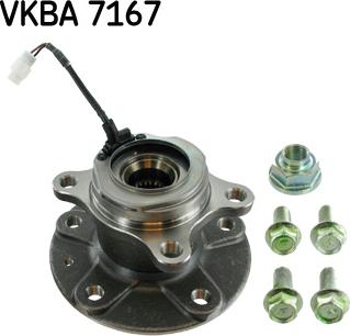 SKF VKBA 7167 - Təkər qovşağı, podşipnik dəsti furqanavto.az