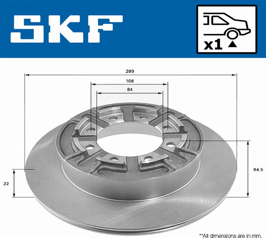 SKF VKBD 90098 S1 - Əyləc Diski furqanavto.az