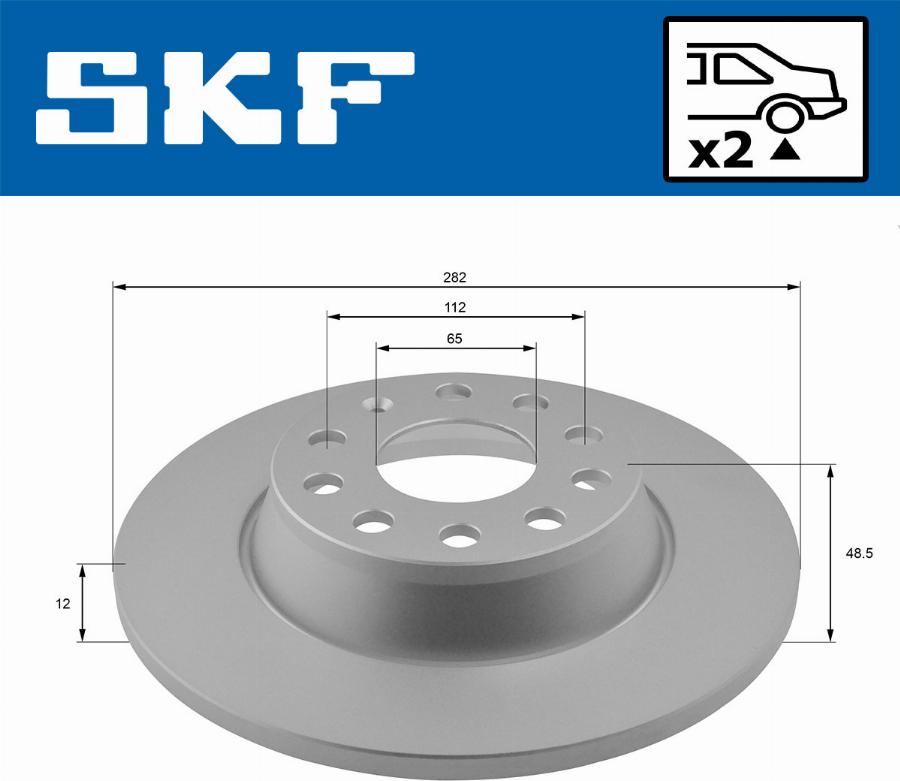 SKF VKBD 90014 S2 - Əyləc Diski furqanavto.az