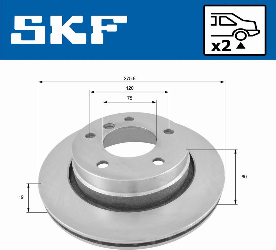 SKF VKBD 90192 V2 - Əyləc Diski furqanavto.az