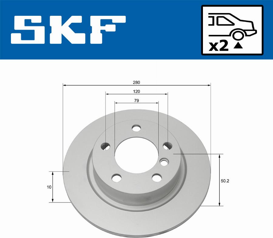 SKF VKBD 90148 S2 - Əyləc Diski furqanavto.az