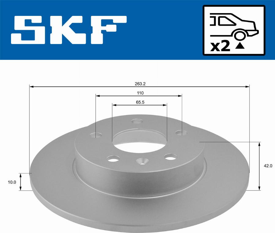 SKF VKBD 90115 S2 - Əyləc Diski furqanavto.az