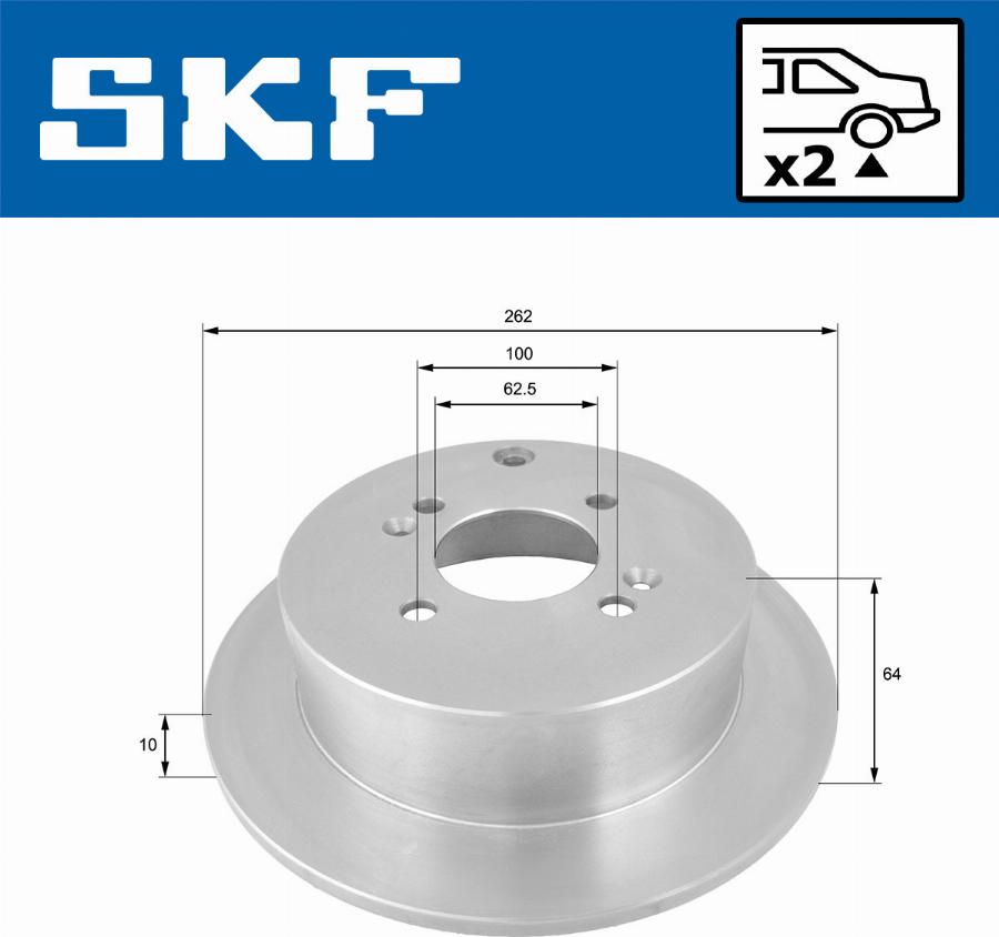 SKF VKBD 90307 S2 - Əyləc Diski furqanavto.az