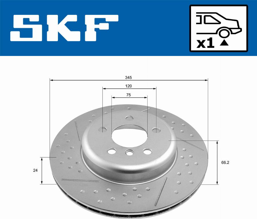 SKF VKBD 90268 V1 - Əyləc Diski furqanavto.az