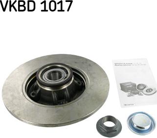 SKF VKBD 1017 - Əyləc Diski furqanavto.az