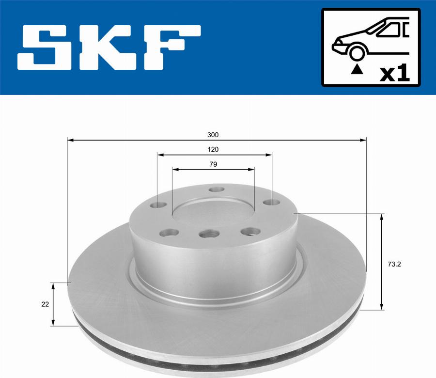 SKF VKBD 80060 V1 - Əyləc Diski furqanavto.az