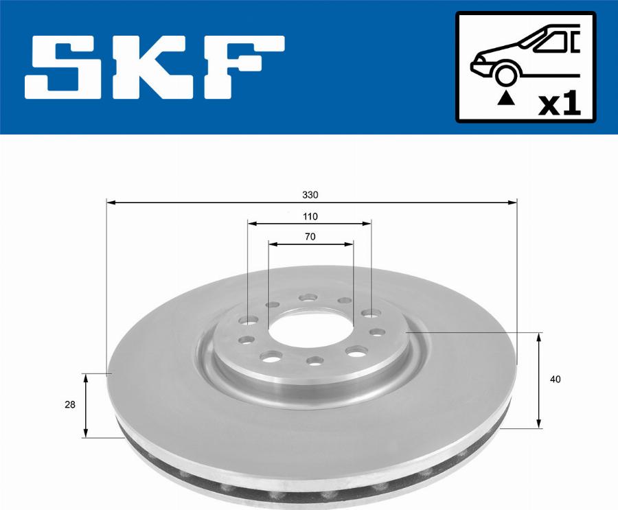 SKF VKBD 80294 V1 - Əyləc Diski furqanavto.az