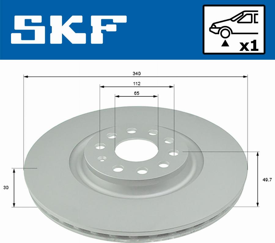 SKF VKBD 80292 V1 - Əyləc Diski furqanavto.az