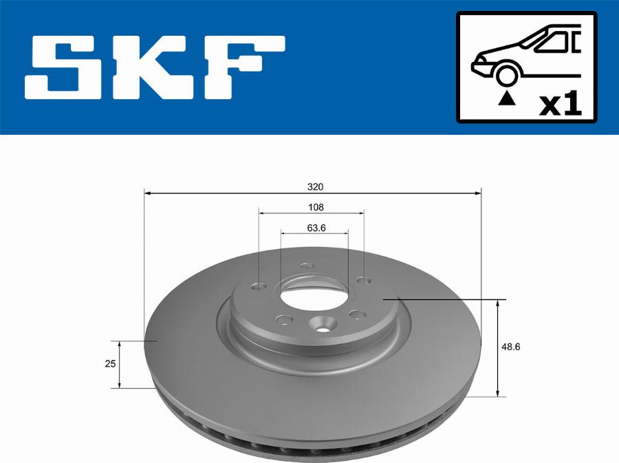 SKF VKBD 80213 V1 - Əyləc Diski furqanavto.az