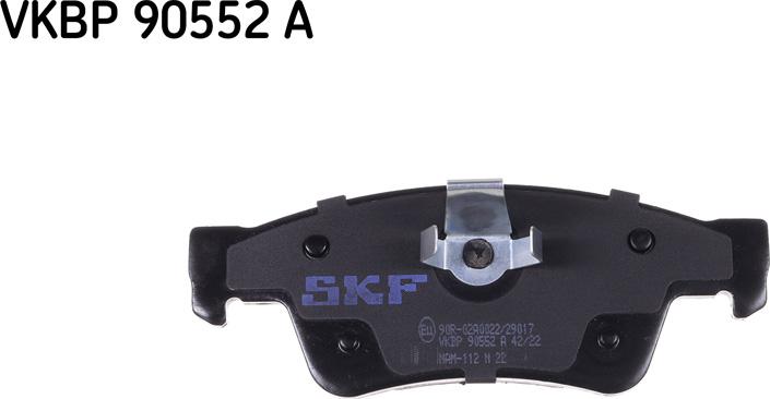 SKF VKBP 90552 A - Əyləc altlığı dəsti, əyləc diski furqanavto.az