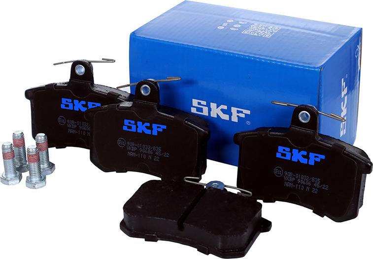 SKF VKBP 90606 - Əyləc altlığı dəsti, əyləc diski furqanavto.az