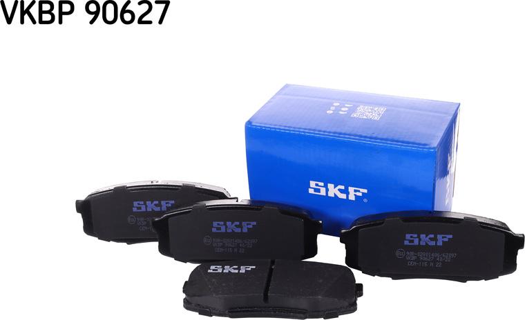 SKF VKBP 90627 - Əyləc altlığı dəsti, əyləc diski furqanavto.az