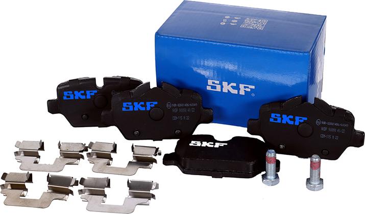 SKF VKBP 90090 - Əyləc altlığı dəsti, əyləc diski furqanavto.az