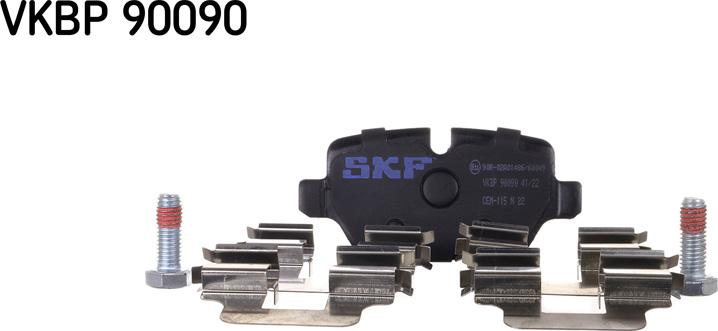 SKF VKBP 90090 - Əyləc altlığı dəsti, əyləc diski furqanavto.az