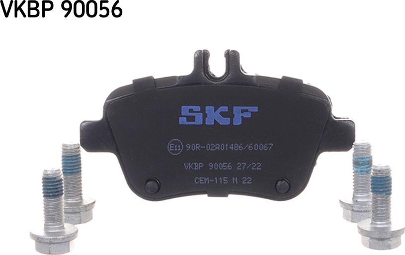 SKF VKBP 90056 - Əyləc altlığı dəsti, əyləc diski furqanavto.az