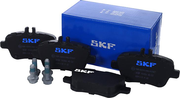 SKF VKBP 90056 - Əyləc altlığı dəsti, əyləc diski furqanavto.az